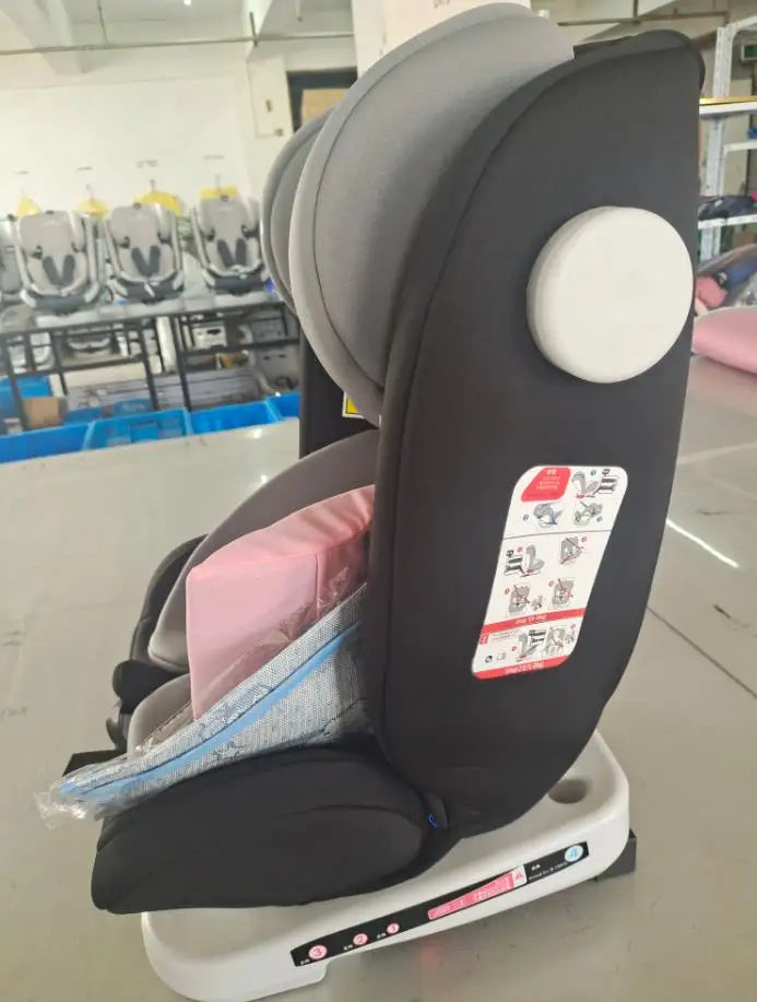Seggiolino Auto Girevole 360° ISOFIX 0-12 Anni (9-36 kg) - Cintura 5 Punti ECE R44/04
