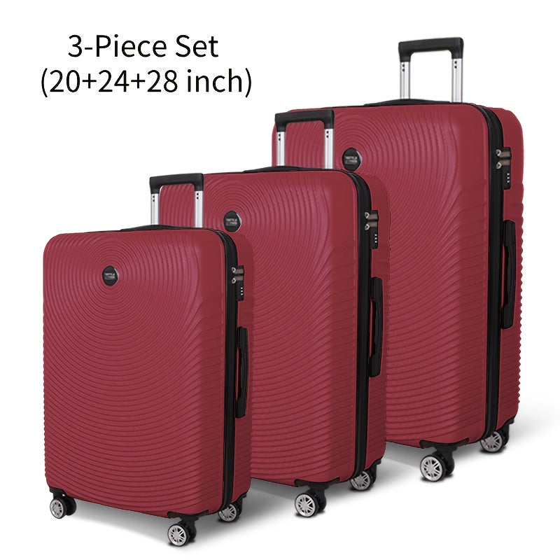 Set Valigie YSTYLE 3/5 Pezzi - Trolley ABS con Ruote Silenziose e Lucchetto TSA