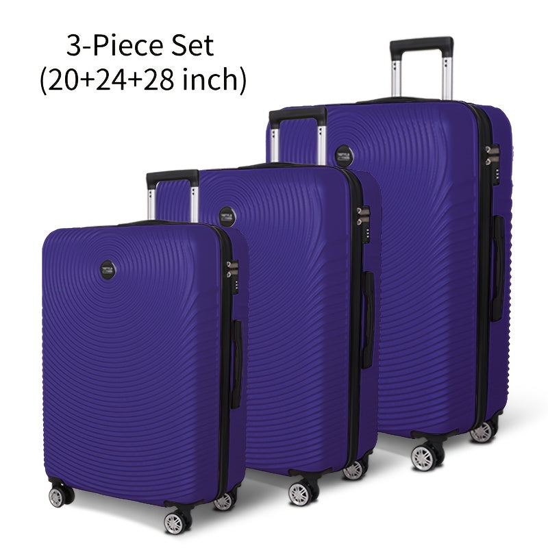 Set Valigie YSTYLE 3/5 Pezzi - Trolley ABS con Ruote Silenziose e Lucchetto TSA