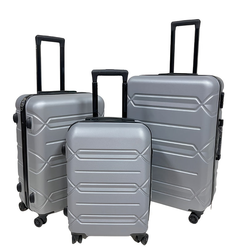Set Valigie YSTYLE 3 Pezzi - Trolley ABS con Ruote Silenziose e Lucchetto TSA