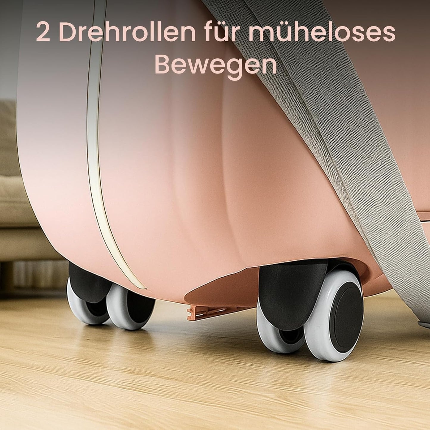 Trolley Bagaglio a Mano 16 Pollici Rigido con Ruote Girevoli - Valigia da Cabina