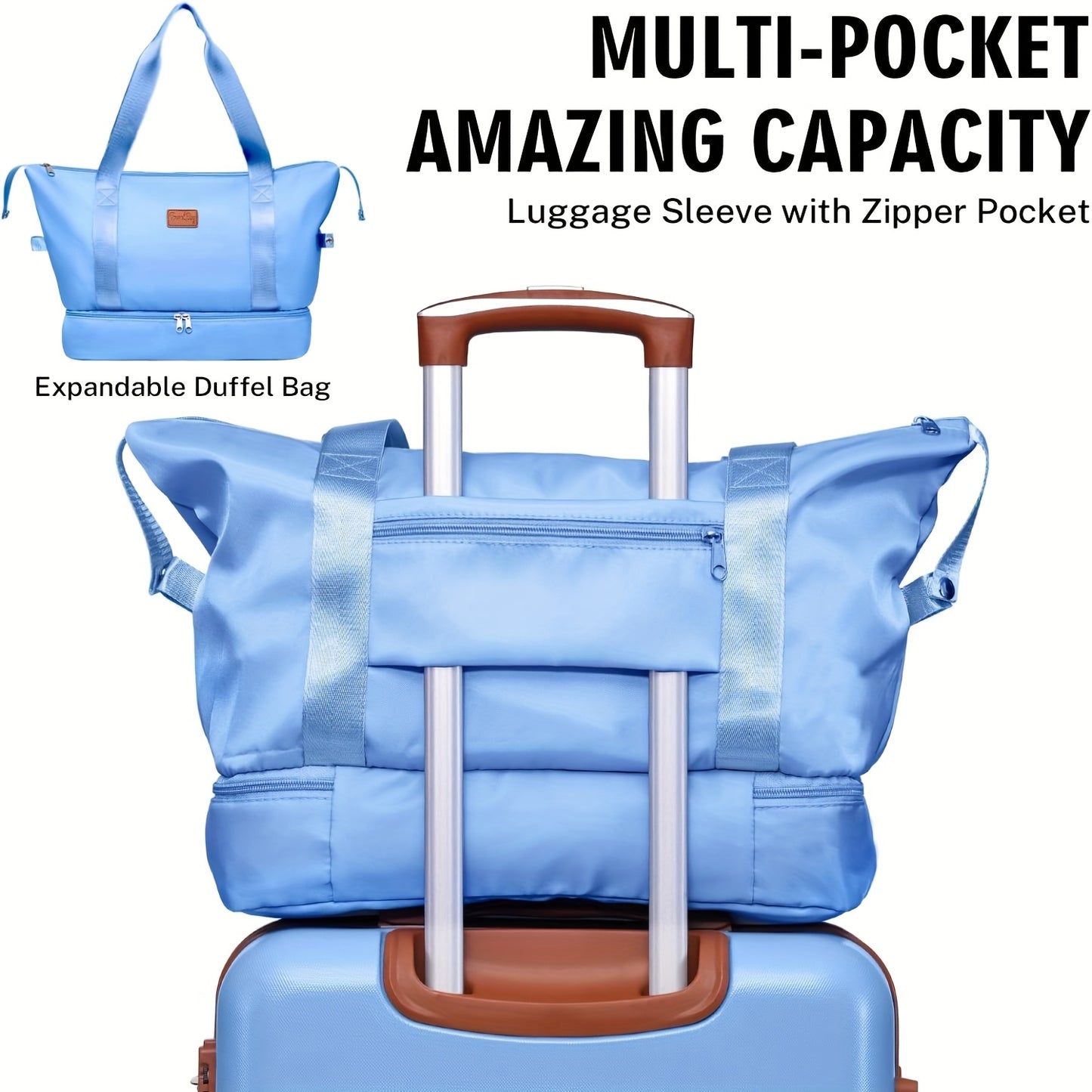 Set Valigie YSTYLE 5 Pezzi - Trolley ABS+PC con Ruote Silenziose e Lucchetto TSA