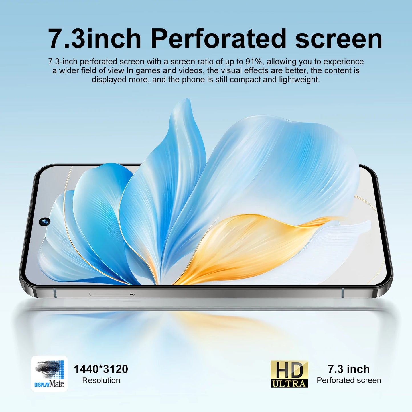 HOT Brand New For i17 Pro Max Smartphone 5G 7.0HD 22G 2TB Dual Card Dual Android 15 Cell Phone Unlocked Mobile Phones 8000mAh
