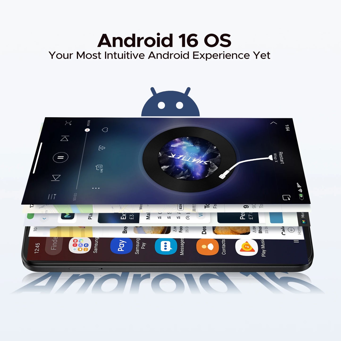 DOOGEE Note56 Pro Smartphone 32GB + 128GB Android 16 6150mAh Batteria 6.56 ''90Hz Schermo 13MP + 8MP Widevine L1 NFC Telefono cellulare