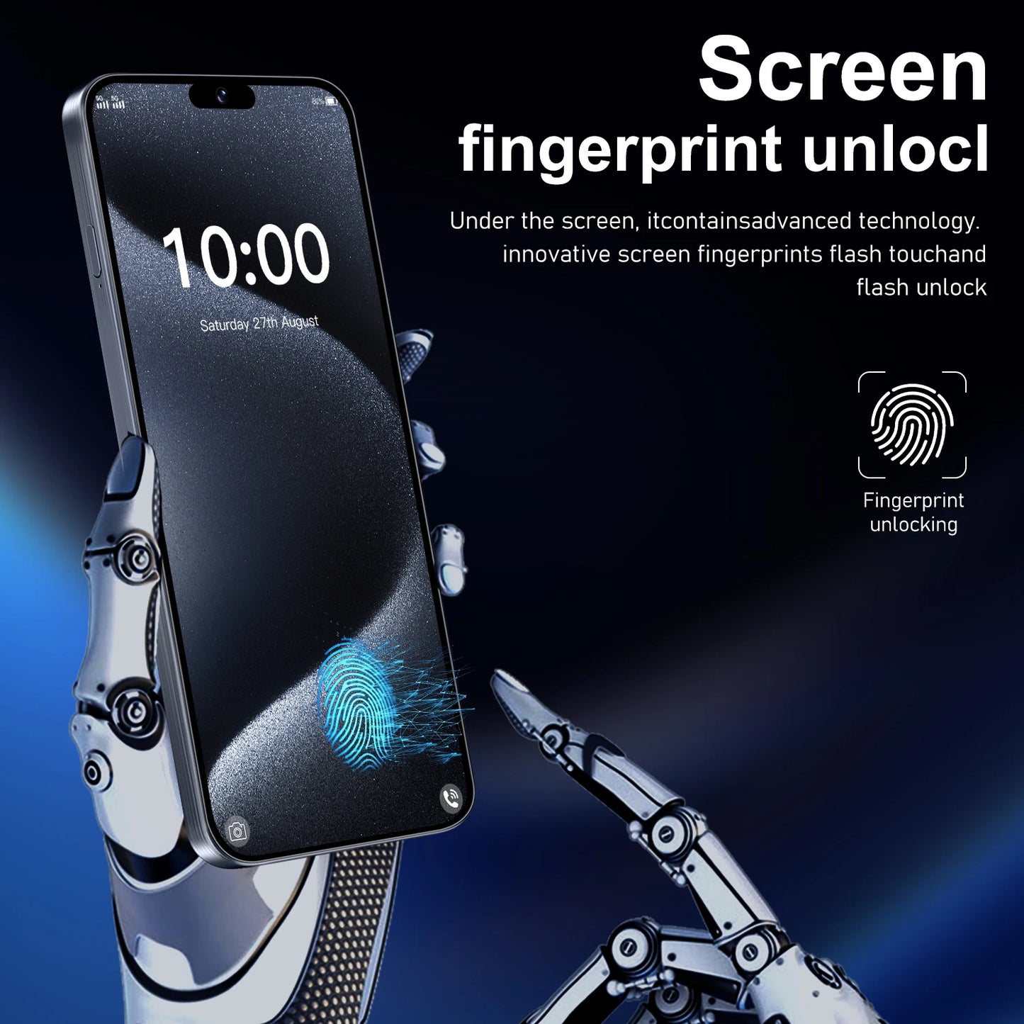 New XS16 Pro HOT 2026 Hot High Quality 7.3inch Global Edition Smart Dual Card 6800mAh Battery Facial Recognition Function