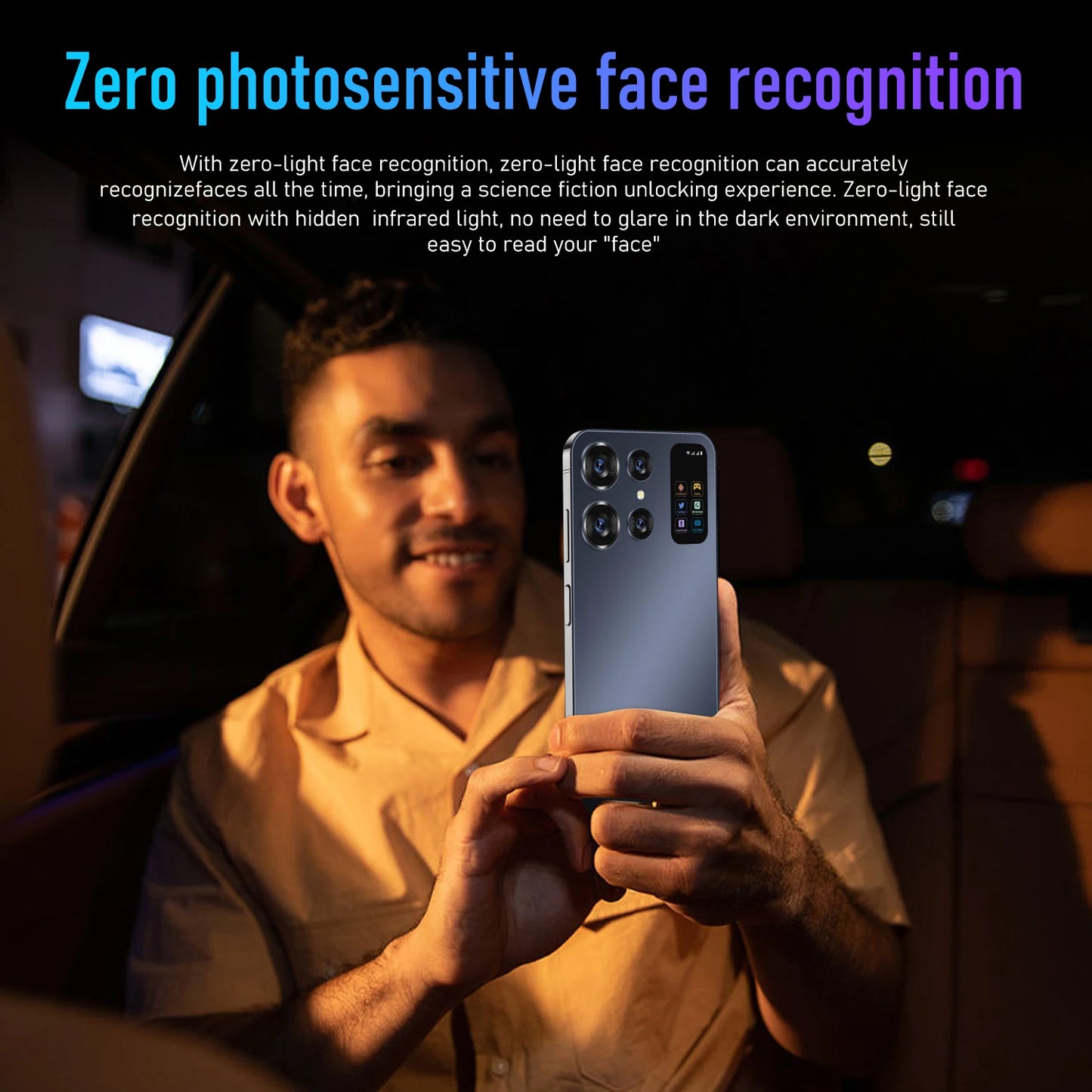 Versione globale S26 Ultra 7.0HD 48MP + 72MP Cellulari 22G + 2T Smartphone originale Dual SIM Android 14 7000mAh 5G Telefono