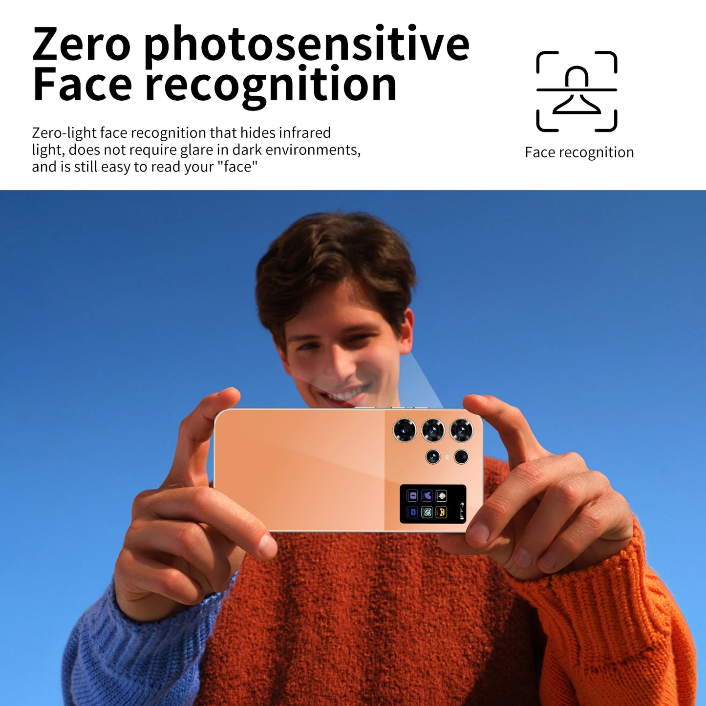 Smartphone S26 Ultra 7.0" HD - 48MP+72MP - 16GB RAM 1TB ROM - 7000mAh - 5G Android 14