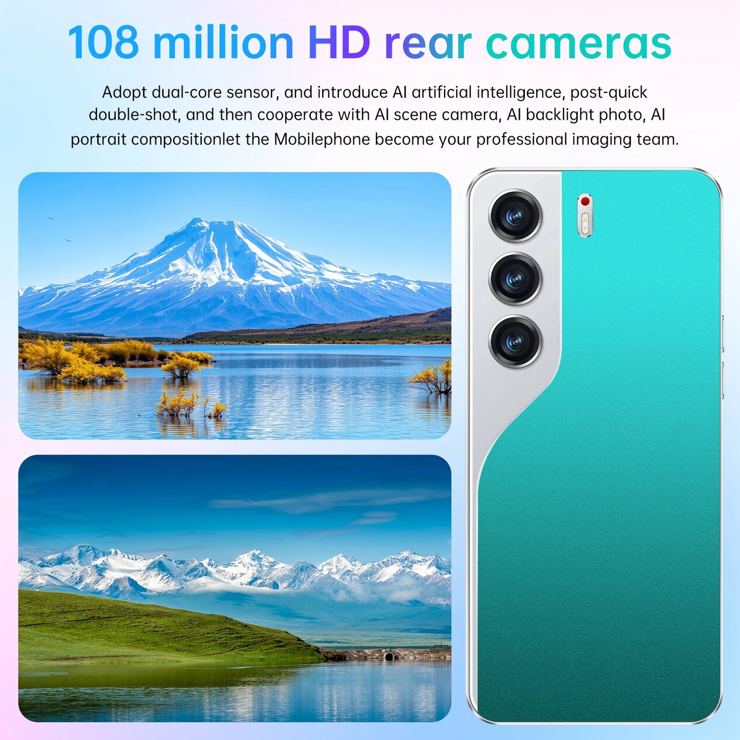 Camon 40 Pro HOT 2025 Tablet originale da 7,3 pollici HD 4K Android 15 22GB + 2TB 7800mAh Batteria 4G 5G Doppia scheda SIM WiFi GPS Google