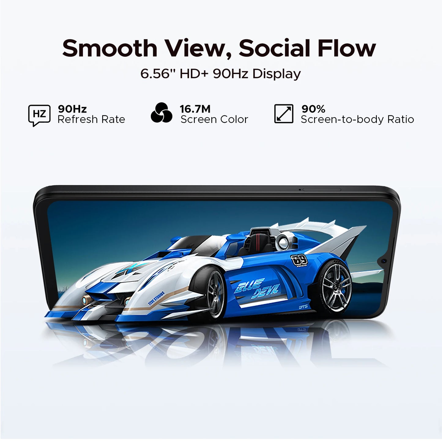 DOOGEE Note56 Pro Smartphone 32GB + 128GB Android 16 6150mAh Batteria 6.56 ''90Hz Schermo 13MP + 8MP Widevine L1 NFC Telefono cellulare