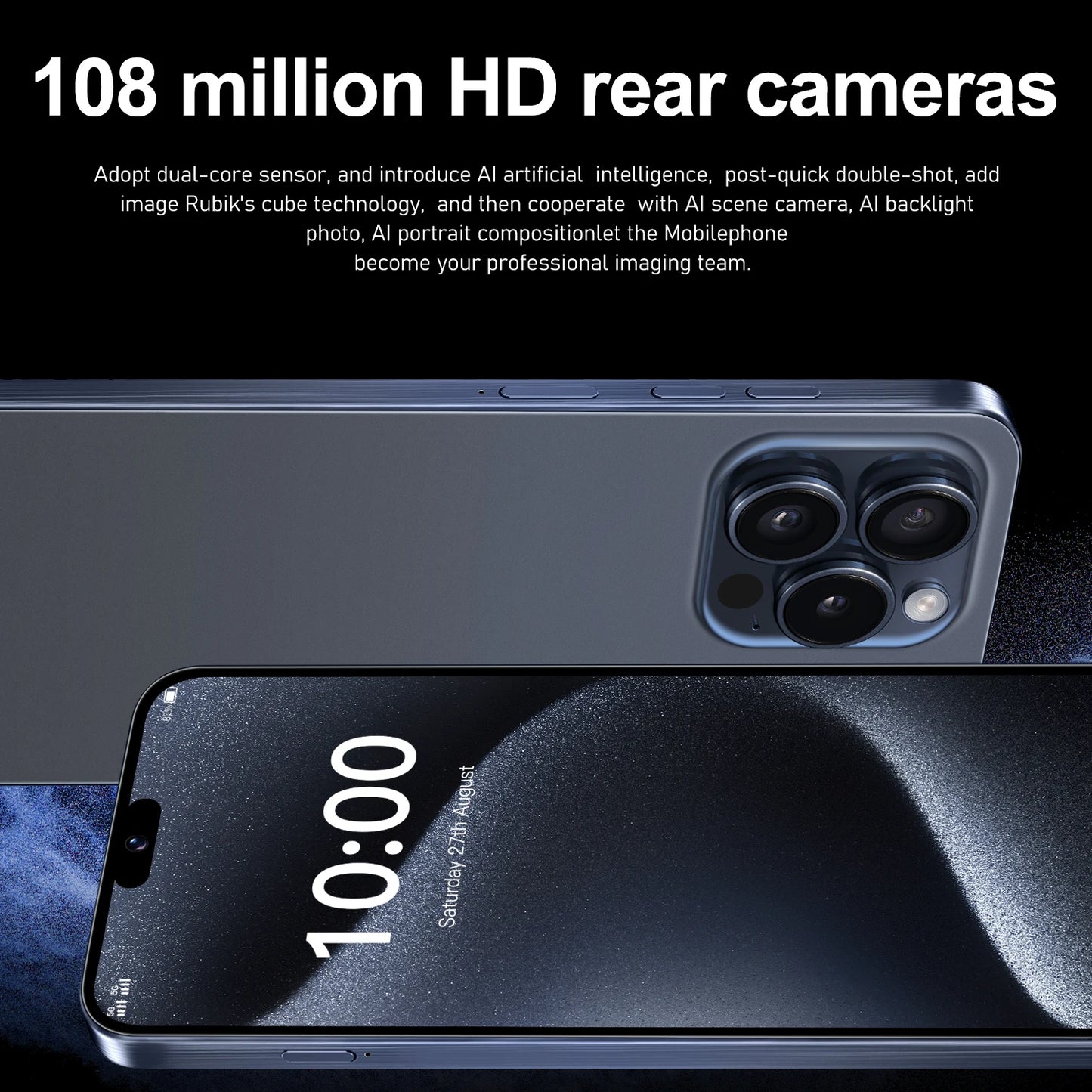 New XS16 Pro HOT 2026 Hot High Quality 7.3inch Global Edition Smart Dual Card 6800mAh Battery Facial Recognition Function