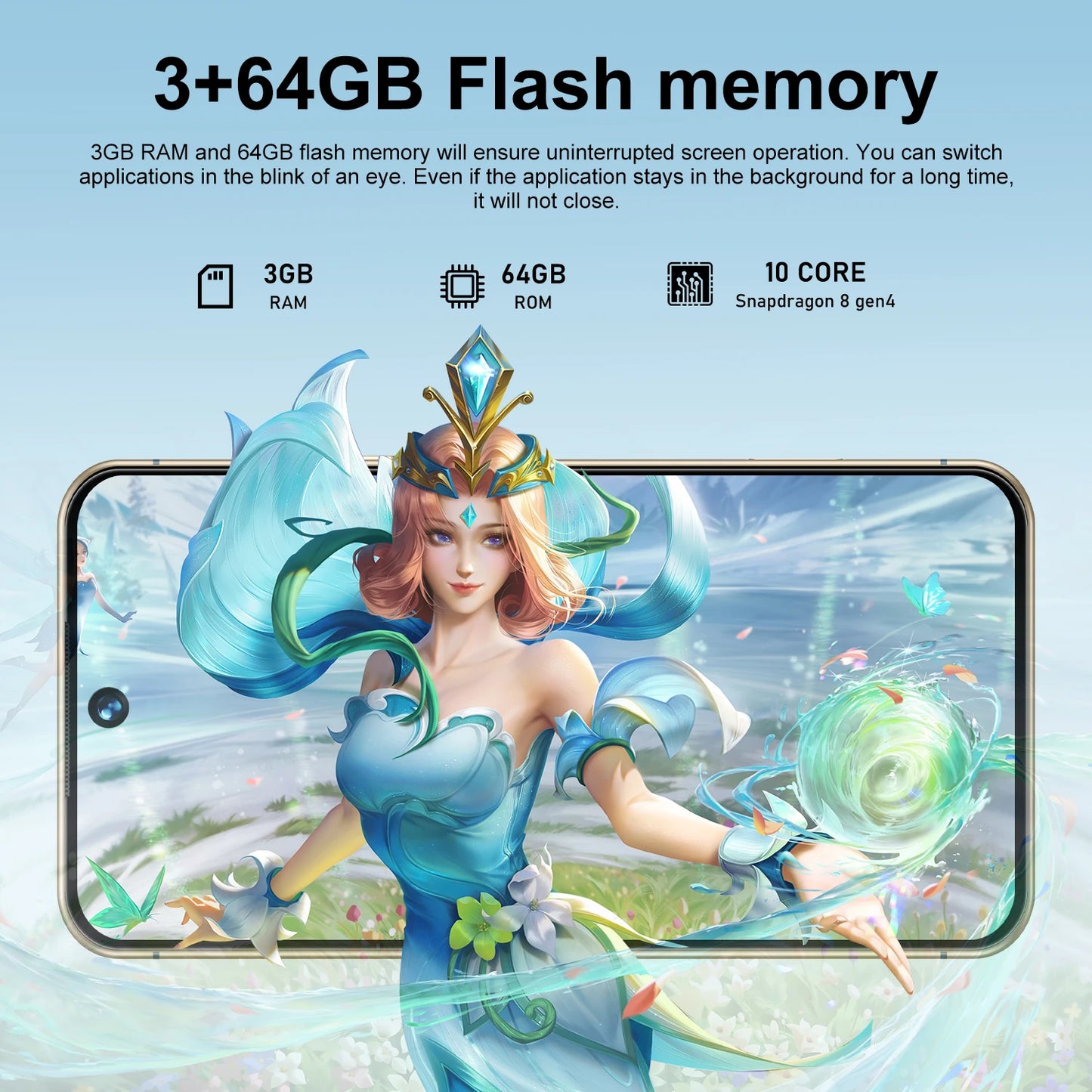 HOT Brand New For i17 Pro Max Smartphone 5G 7.0HD 22G 2TB Dual Card Dual Android 15 Cell Phone Unlocked Mobile Phones 8000mAh