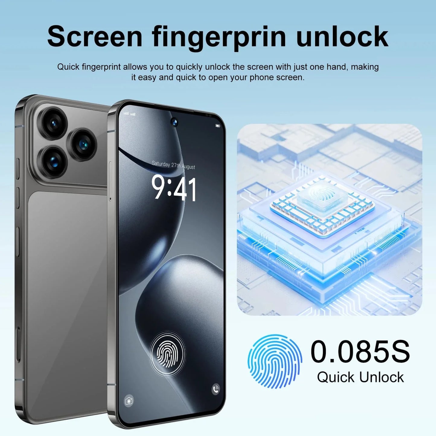 Pro max 16GB+1TB 7.3inch Android 15 72MP+108MP Camera 8000mAh battery 2025 New Hot