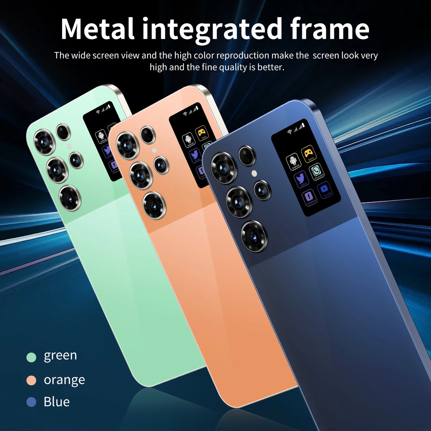 Smartphone S26 Ultra 7.0" HD - 48MP+72MP - 16GB RAM 1TB ROM - 7000mAh - 5G Android 14