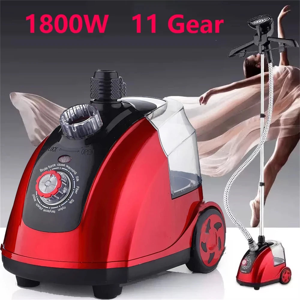 Ferro da stiro a vapore verticale Macchina da stiro a vapore per uso domestico Stiratura piatta verticale intelligente ad alta potenza con aumento di pressione