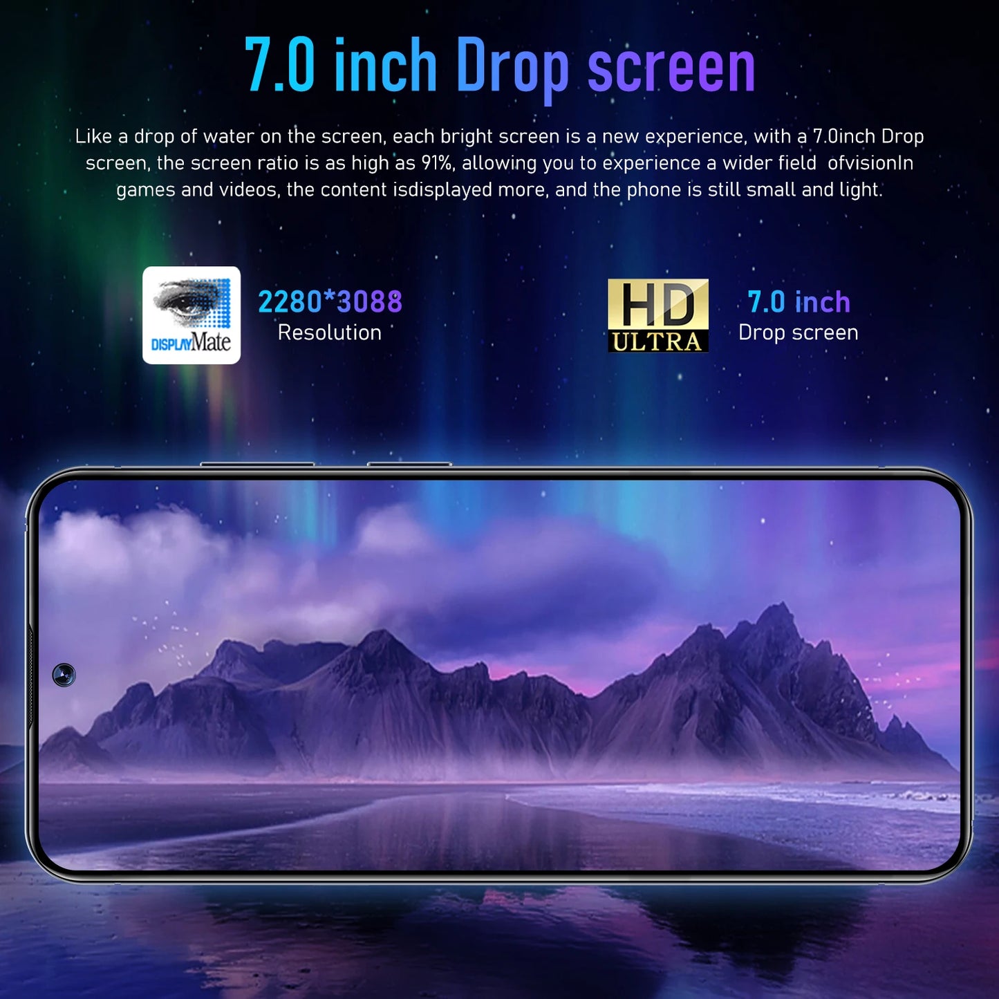Versione globale S26 Ultra 7.0HD 48MP + 72MP Cellulari 22G + 2T Smartphone originale Dual SIM Android 14 7000mAh 5G Telefono