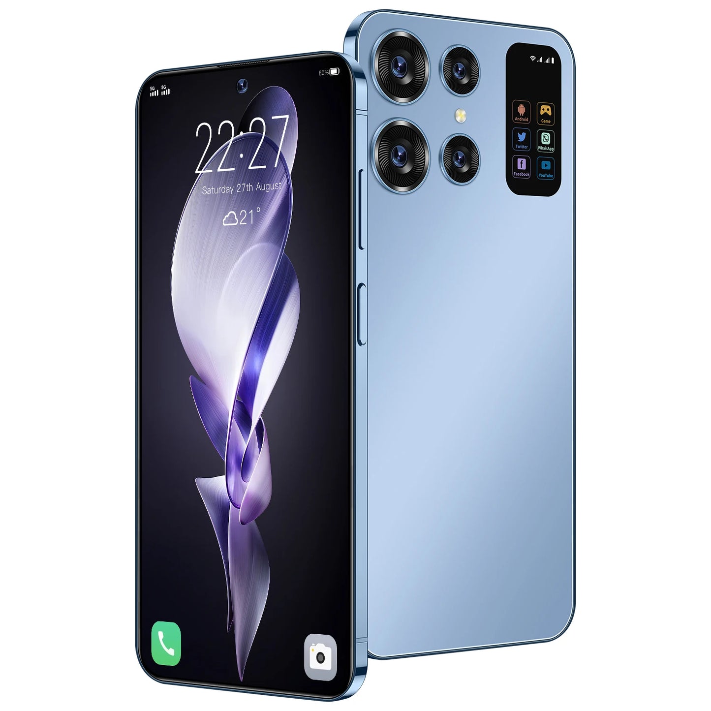 Versione globale S26 Ultra 7.0HD 48MP + 72MP Cellulari 22G + 2T Smartphone originale Dual SIM Android 14 7000mAh 5G Telefono