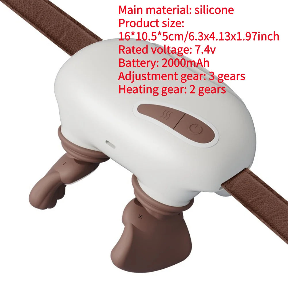 Collo Spalla Massaggiatore Tessuti profondi Shiatsu Schiena Macchina per massaggio cervicale Bionico Elettrico Riscaldato Alleviare l'affaticamento Rilassa i muscoli