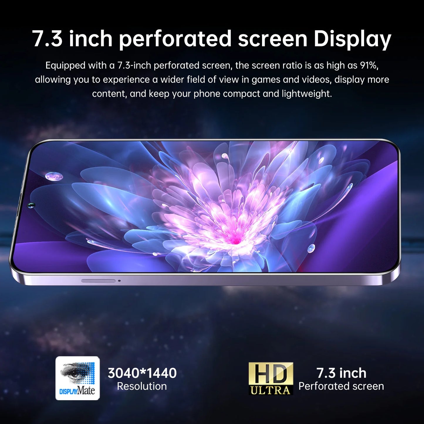 Brand New 14T Pro Smartphone 5G 7.3HD Dual SIM Card 22G+2TB Cell Phone 8000mAh Android Global Version Mobile Phones Cellphones