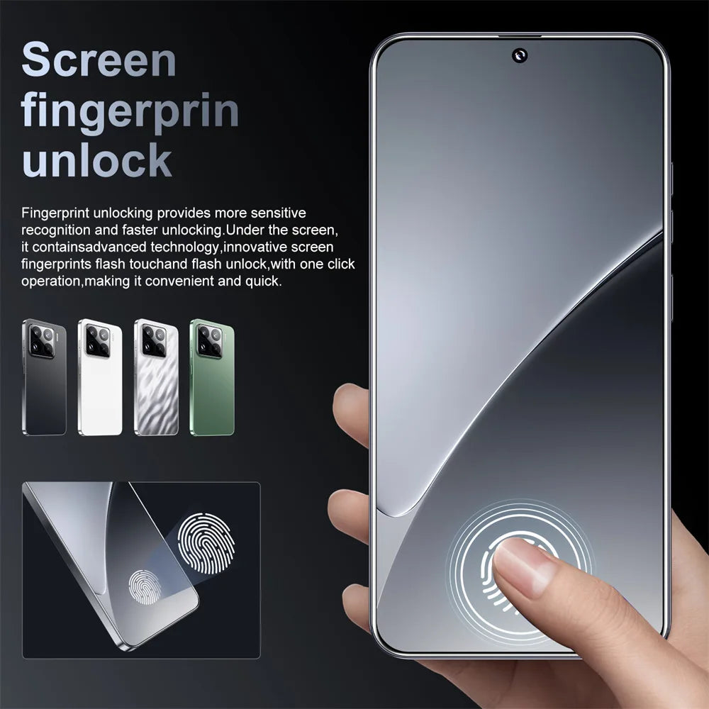 Brand New 14T Pro Smartphone 5G 7.3HD Dual SIM Card 22G+2TB Cell Phone 8000mAh Android Global Version Mobile Phones Cellphones