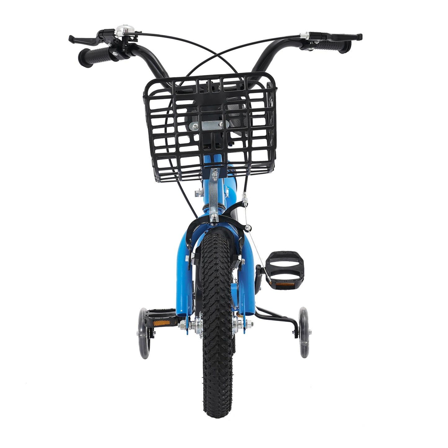 12 Inches Children's Bicycle with Training Wheels, Bottle Holder, Basket| Blue/Red/Pink Kids Bike for 2-5 Years