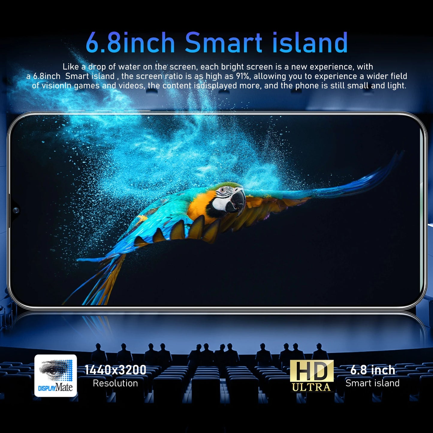 HOT Reno11 Pro Original NEW 6.8HD Global Edition 2025 Android 14 Smart Dual Card 6800mAh Battery Facial Recognition Function