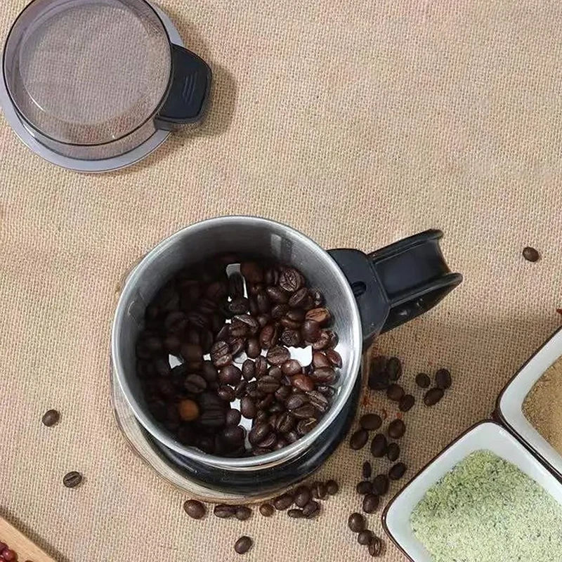 Macinacaffè Elettrico 300W Multifunzione - Macina Caffè Spezie Cereali Noci