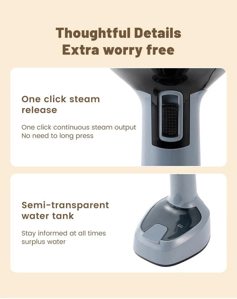 1500W For High Power Hanging Iron Portable Household Small Handheld Steam Electric Iron Ironing Machine Steam Engine Home Applia