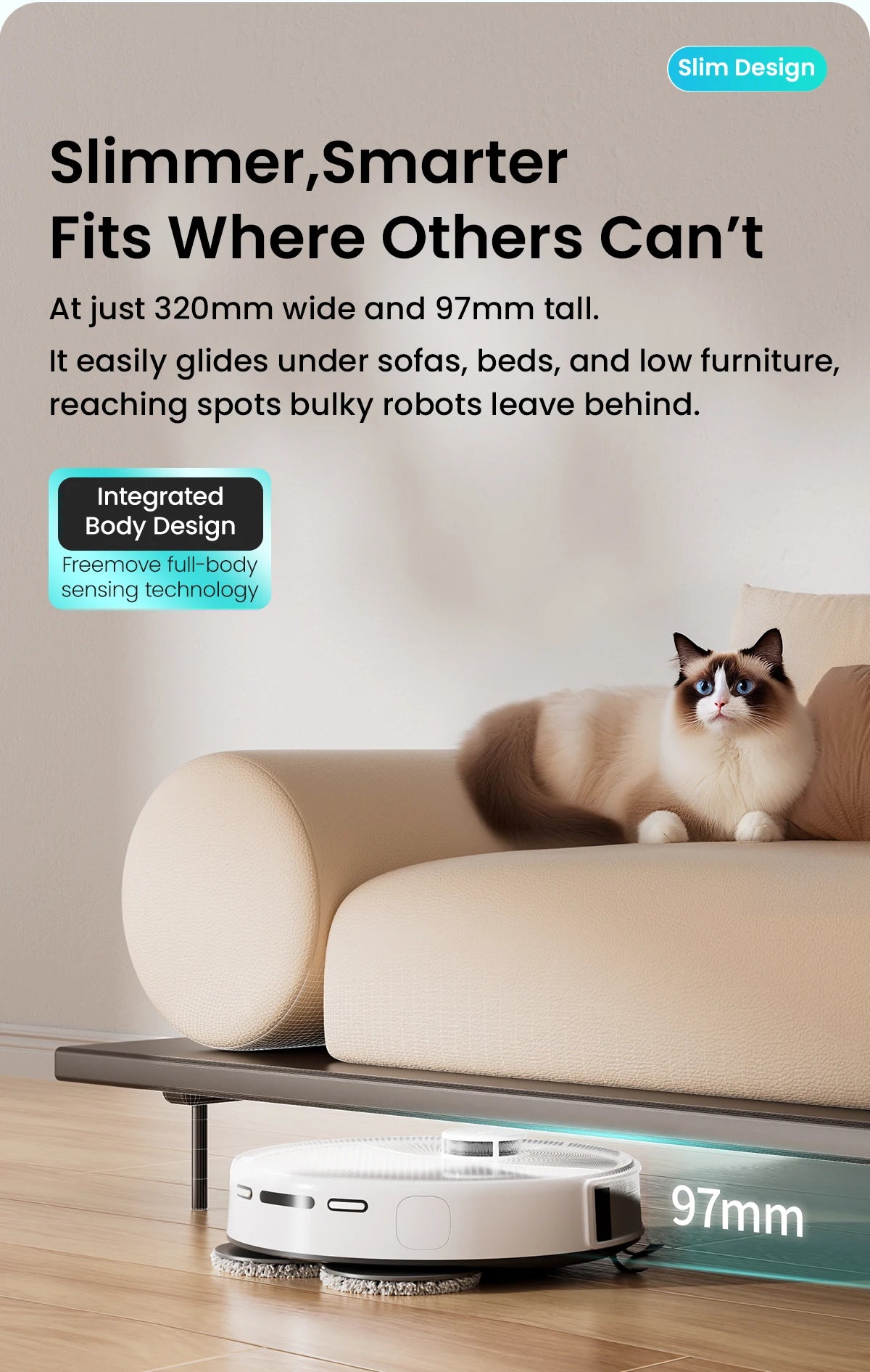 Aspirapolvere Robot LEFANT M3L con Base All-in-One - 12000Pa 220min Navigazione Laser