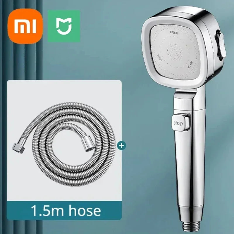 Xiaomi Soffione doccia ad alta pressione Soffioni doccia regolabili a 3 modalità Set Bagno intelligente 2026 Nuovi accessori doccia Mijia regolabili