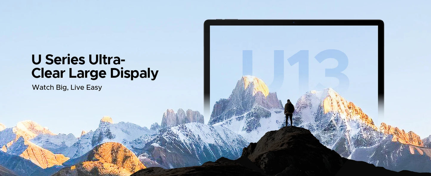 Tablet Android 16 2-in-1 da 13 Pollici - 32GB RAM, 256GB ROM, Gemini AI, Widevine L1