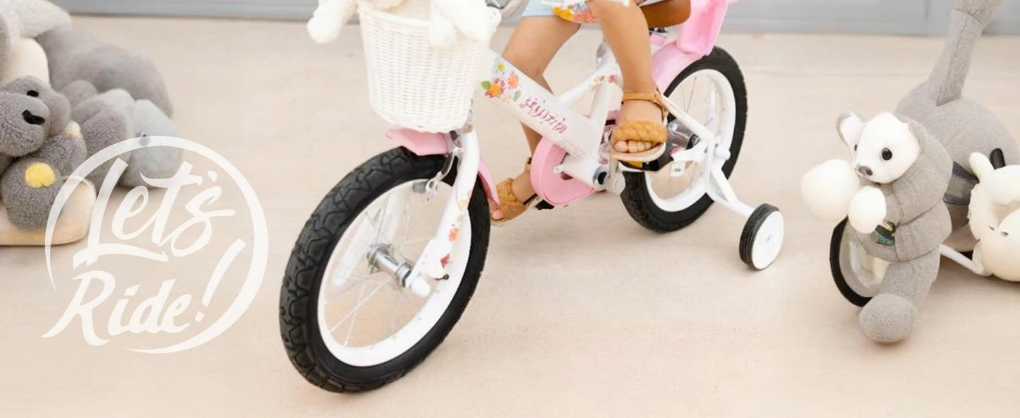 JOYSTAR Little Daisy Kids Bike for Girls Ages 2-7 Years,  Bikes with Doll Bike Seat & Streamers,baby walker