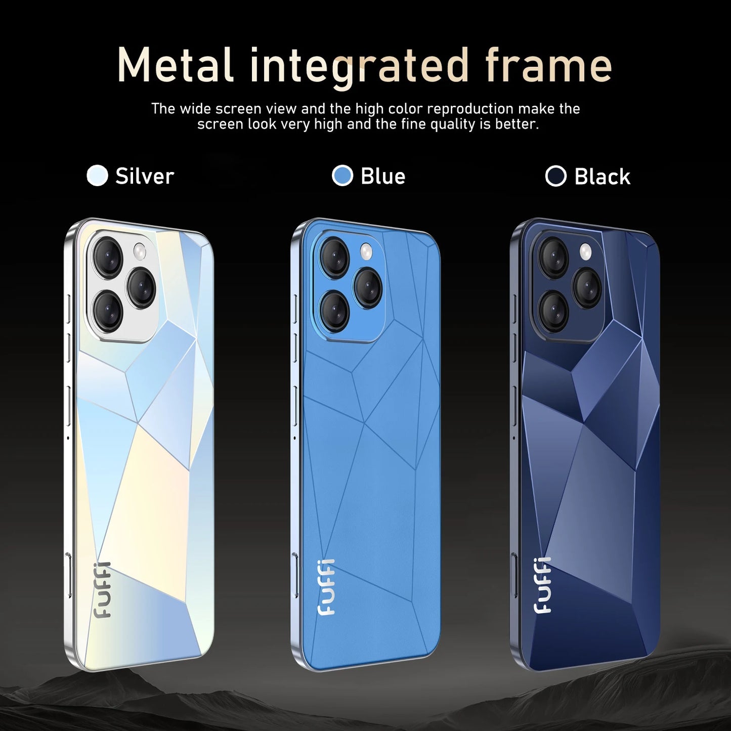 Global Vision I16 Pro Smartphone 5G Android 5300mAH 12GB RAM 512G ROM 6.56 pollici 1080x2640HD 24 + 48MP MTK10 4G Rete del telefono cellulare