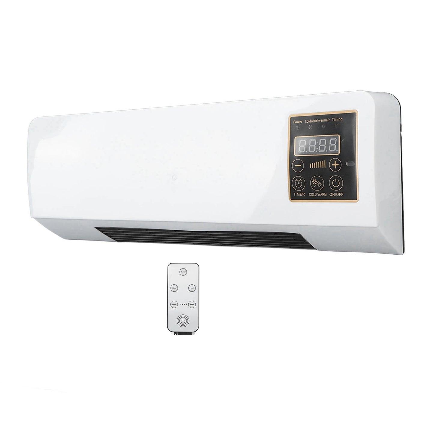 Portable Heater Small Heater Portable Wall Mounted Nature Wind Hot Heater Fan for Bathroom Bedroom Wall Mounted Heater Machine