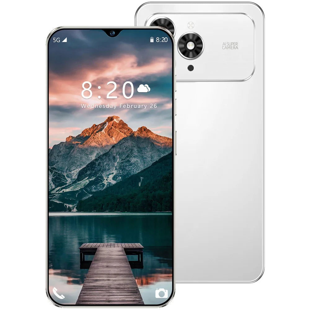 HOT Brand New For i17 Pro Max Smartphone 5G 7.0HD 22G 2TB Dual Card Dual Android 15 Cell Phone Unlocked Mobile Phones 8000mAh