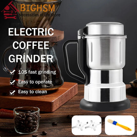 Macinacaffè Elettrico 300W Multifunzione - Macina Caffè Spezie Cereali Noci