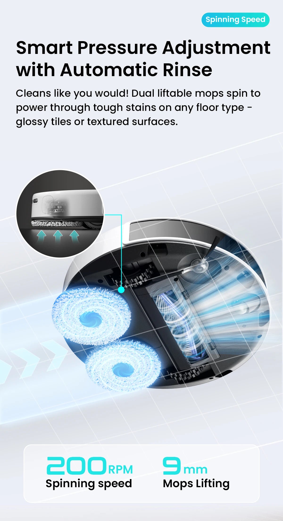 Aspirapolvere Robot LEFANT M3L con Base All-in-One - 12000Pa 220min Navigazione Laser