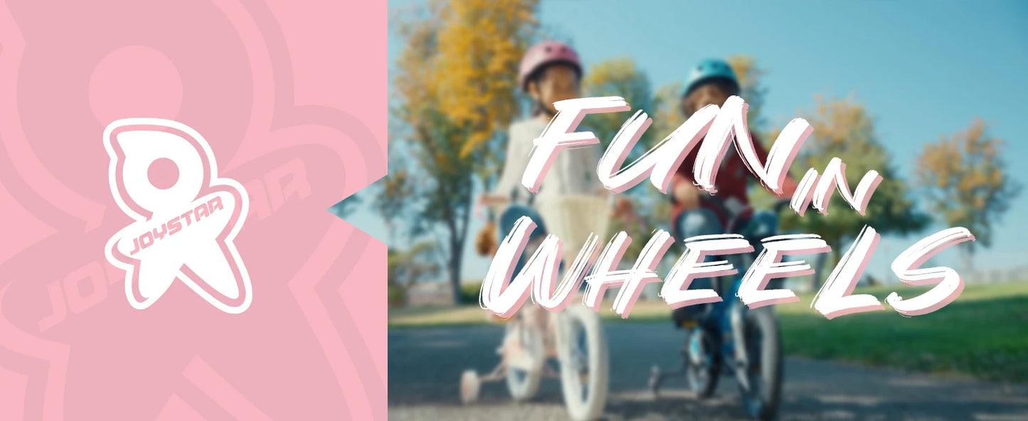 JOYSTAR Girls Bike for 2-9 Years Old Kids, 12 14 16 18 Inch Kids Bike with Training Wheels, Streamers, Basket, Doll Seat, Pink