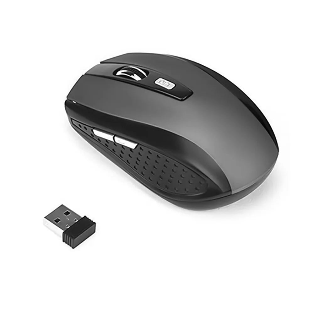 Mouse wireless 2.4G Mouse da gioco 2.4Ghz Mouse wireless ottico 6D Mini mouse silenzioso sottile DPI1600 per MacBook PC portatile