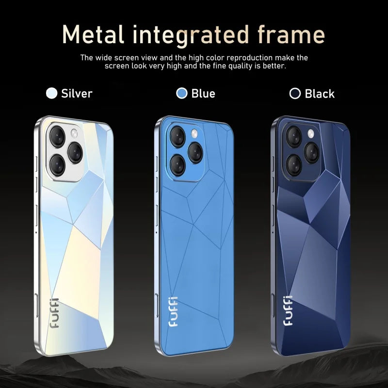 Global Vision I16 Pro Smartphone 5G Android 5300mAH 12GB RAM 512G ROM 6.56 pollici 1080x2640HD 24 + 48MP MTK10 4G Rete del telefono cellulare