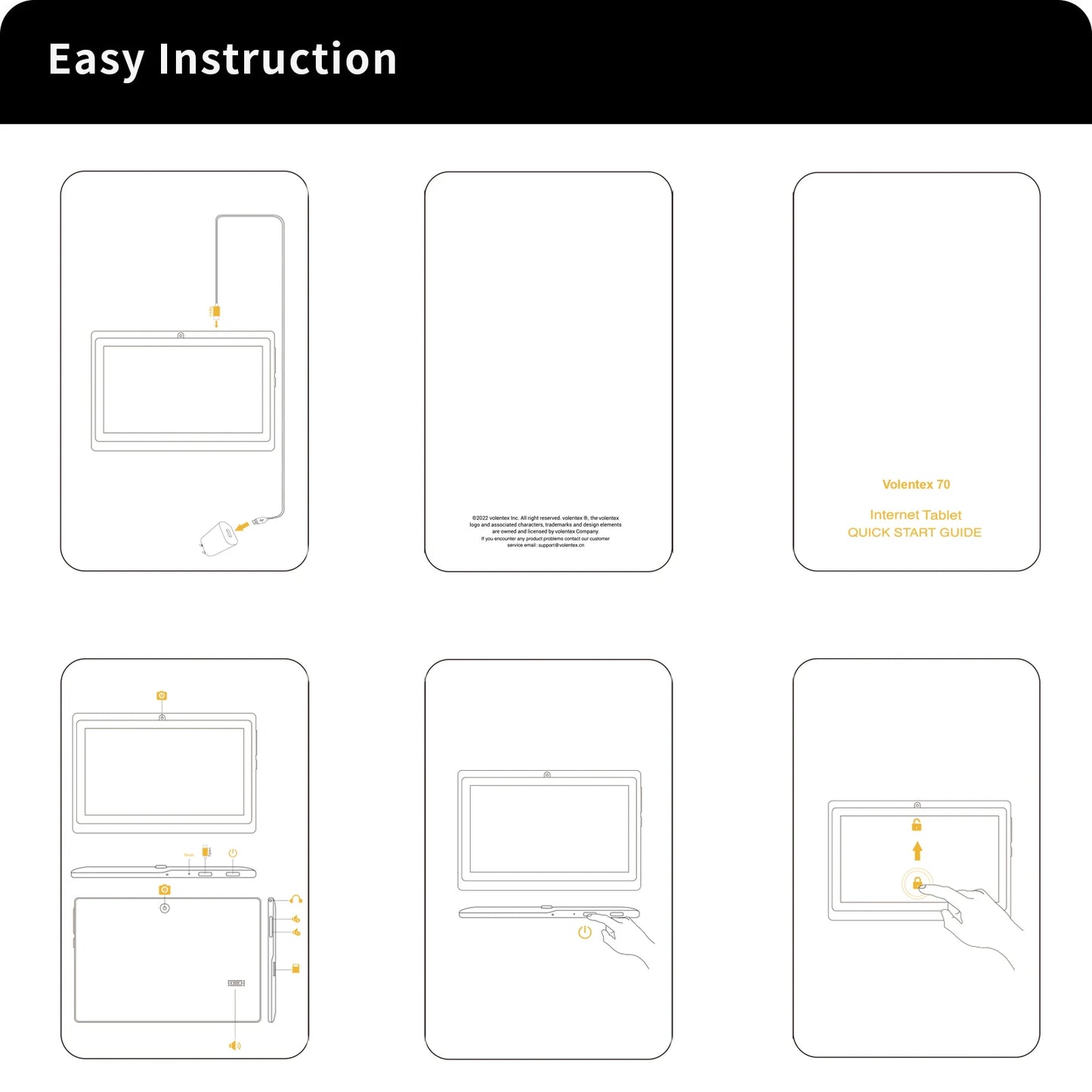 PRITOM Kids Tablet 7 Inch Android 13 4GB (2+2 VIRTUAL) RAM 32GB ROM WiFi Bluetooth Children Software Installed with Lanyard