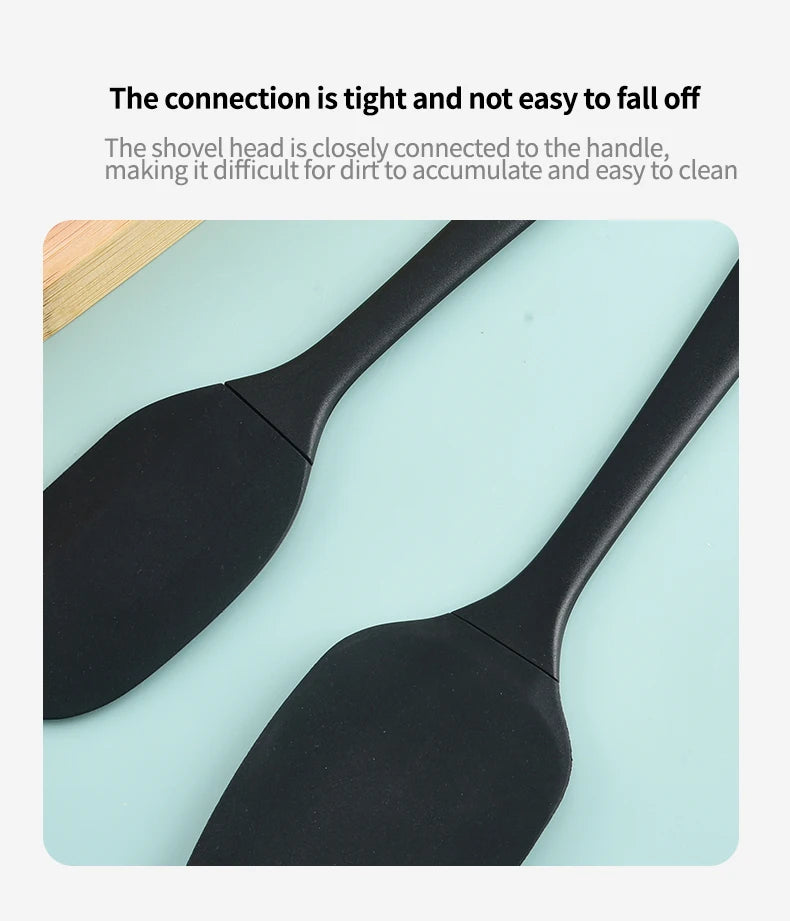 Set Utensili da Cucina in Silicone 6 Pezzi - Kit Completo con Spatole, Raschietti e Pennello per Pasticceria