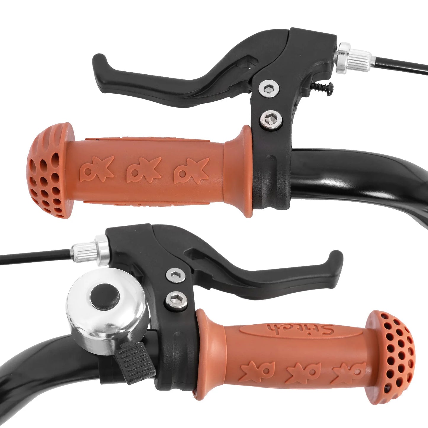 STITCH Kinderfahrrad für 3-9 Jahre Mädchen & Jungen, 14/16/18 Zoll Kinderfahrrad mit Stabilisatoren & Handbremsen