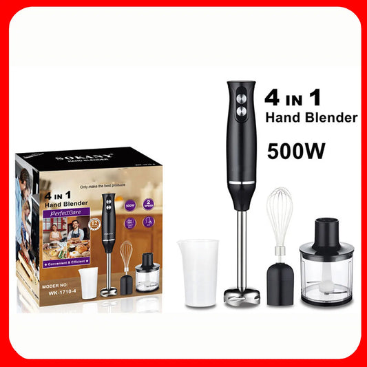 4 in 1 Electric Blender, 304 Stainless Steel Material, Suitable for Kitchen Food, Baby Food.
