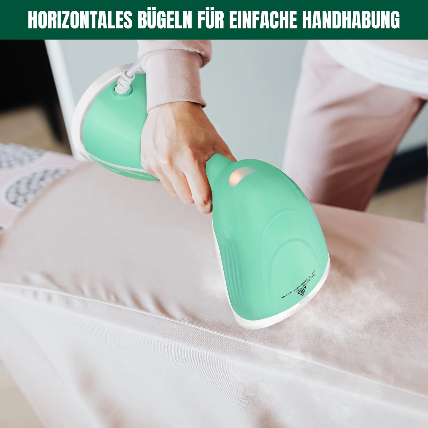 BRIEFNESS 2000W Handheld Steamer for Clothes, 30s Heat-up, Portable Garment Wrinkle Remover, Travel/Home Use, Fast Steam Iron