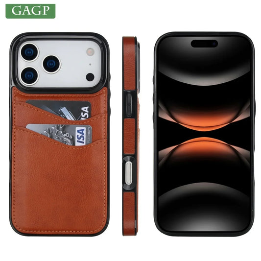 Custodia Portafoglio iPhone in Pelle Premium | Slot Carte e Protezione Antiurto