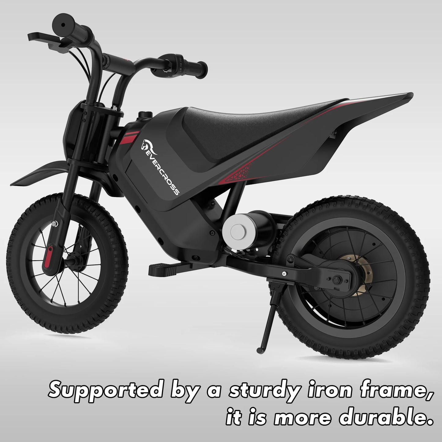 EVERCROSS TECH EV05M Electric Motorbike for children, 150W, speeds 8/16 km/h, battery life up to 10 km, Motorbike Cross 12 inches for