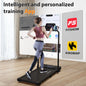 Treadmill with Remote, App & Button Control | LED Display | Safety Clip | Bluetooth Music | Quiet for Home/Office