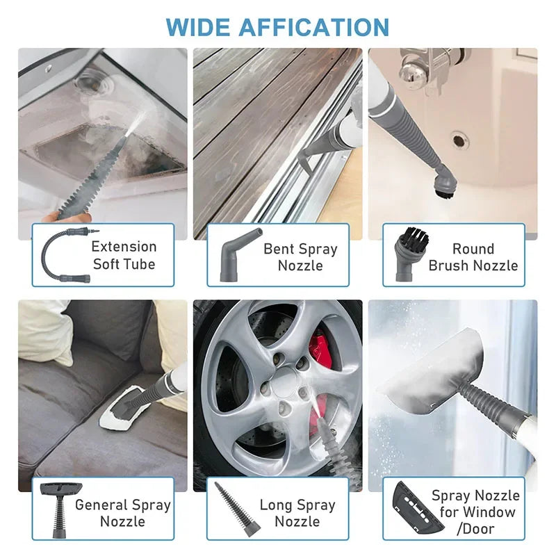 Handheld High Temperature Disinfection Steam Cleaner Air-conditioning Kitchen Range Hood Steam Cleaning Machine Cleaning Tools