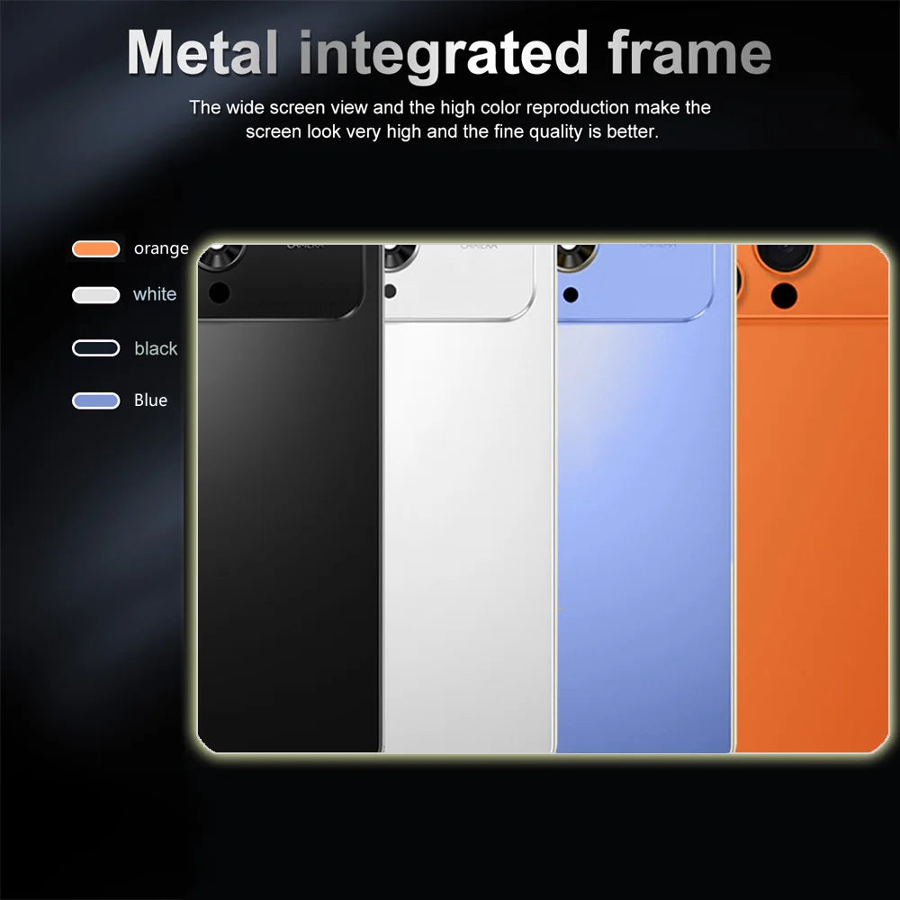 Hot New POTEZIONE For 17 Pro Max Smartphone 5G 7.3HD 22G +2TB Android Dual Card Dual 8000mAh Cell Phone Unlocked Mobile Phones Global