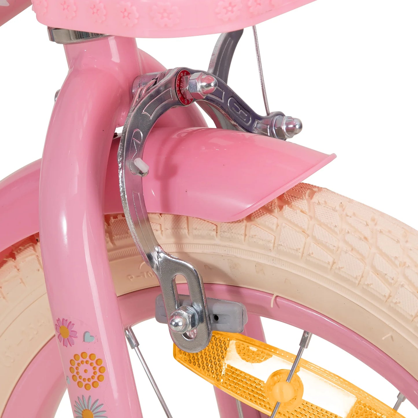 JOYSTAR Little Daisy Kids Bike for Girls Ages 2-7 Years,  Bikes with Doll Bike Seat & Streamers,baby walker